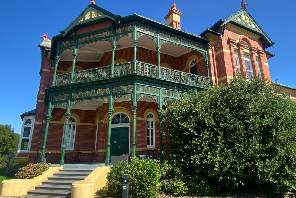 Outside of Bundoora Homestead Art Centre