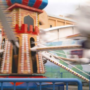 photographic artwork of lunar park.