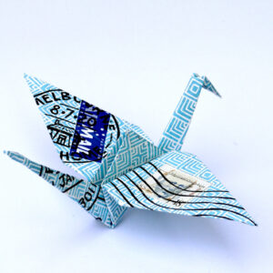 an oragami bird