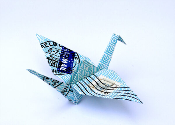 an oragami bird