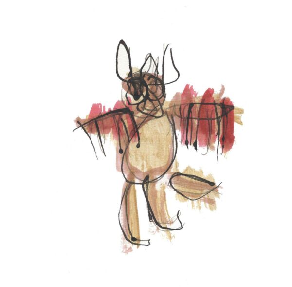 Bat (from Alphabet Book) by Edward Treloar