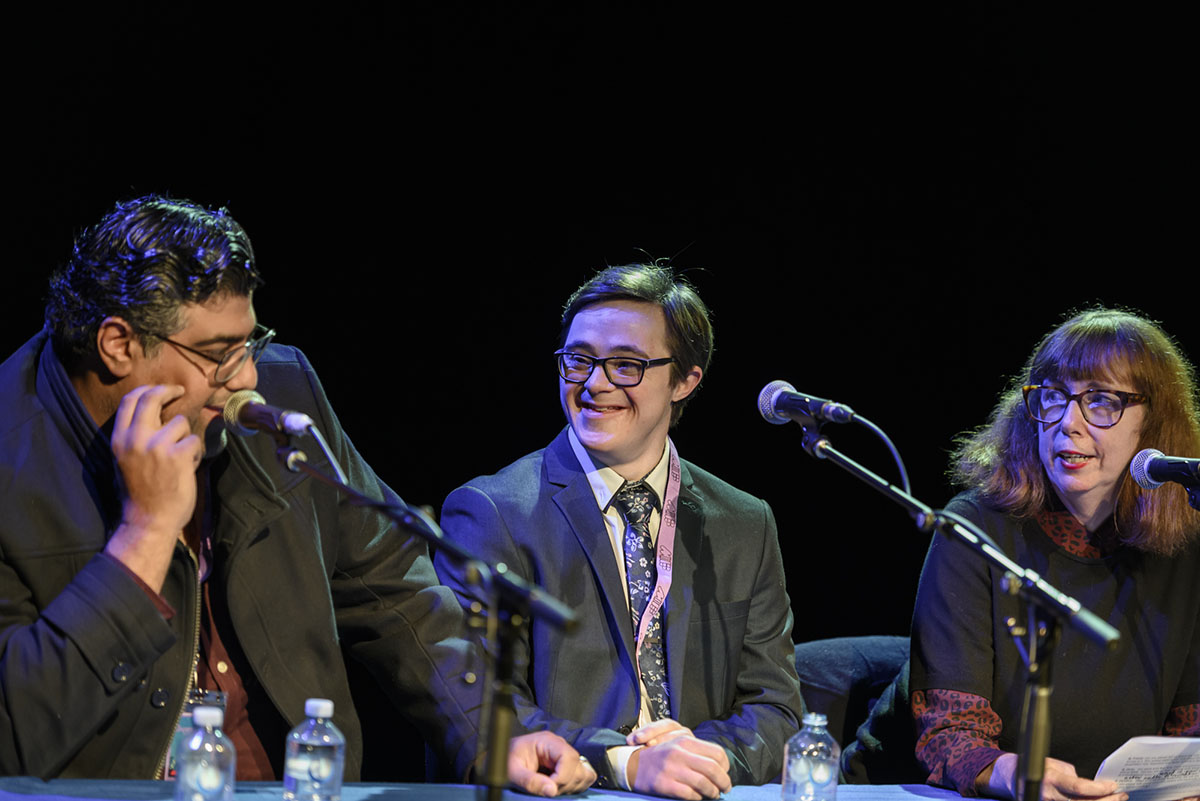 Paul Barakat, Chris Bunton and Fiona Tuomy in a panel conversation