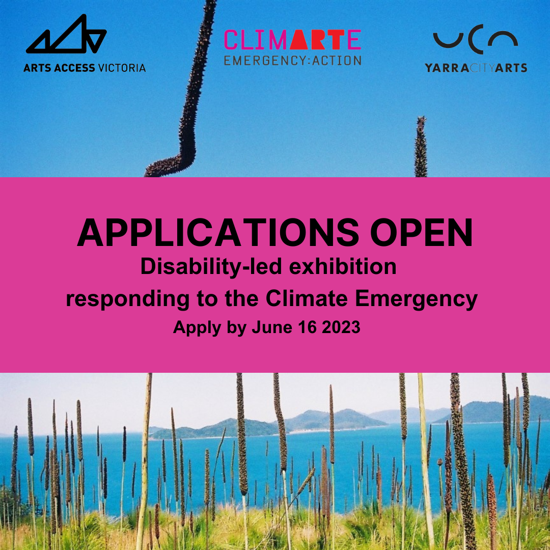 Applications open Disability and Climate Change Exhibition