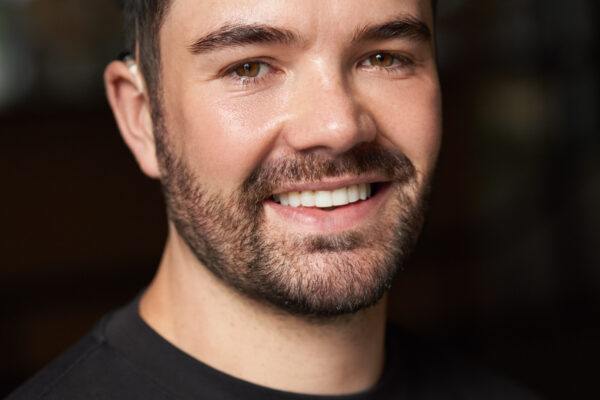A person smiling.