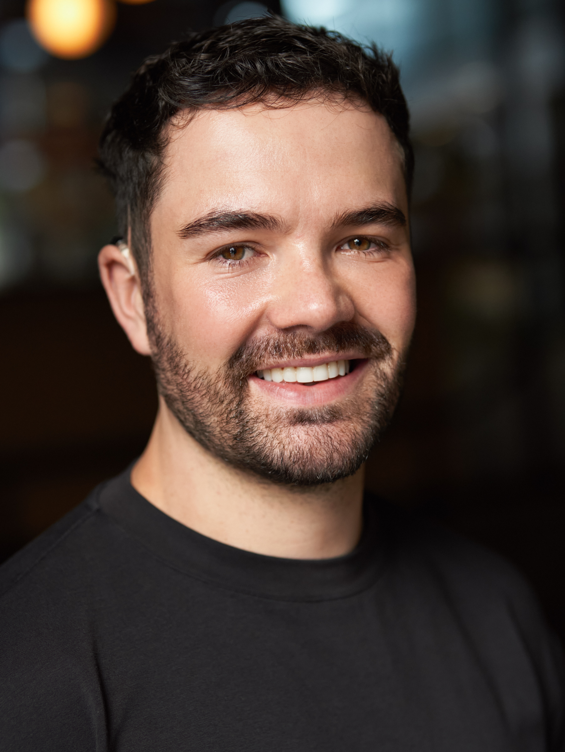 A person smiling.